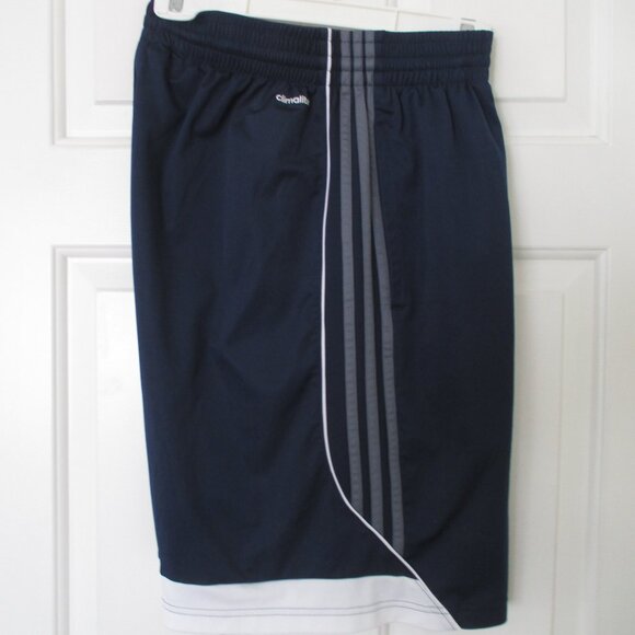 adidas Mens Navy Blue Drawstring Gym Short NWOT - Size 30W-36W - Picture 4 of 5